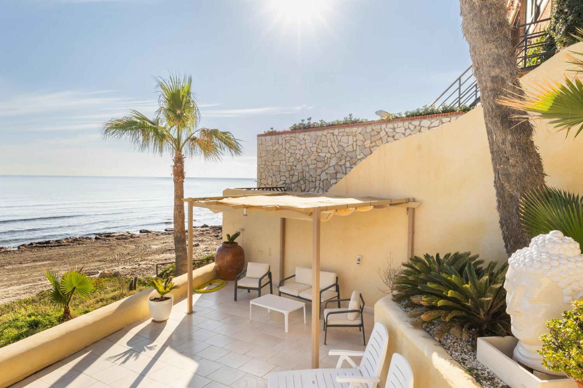 Excepcional Apartamento Amanecer Al Borde De Playa Y Mar, En Chalet Roquetes Alicante Esterno foto